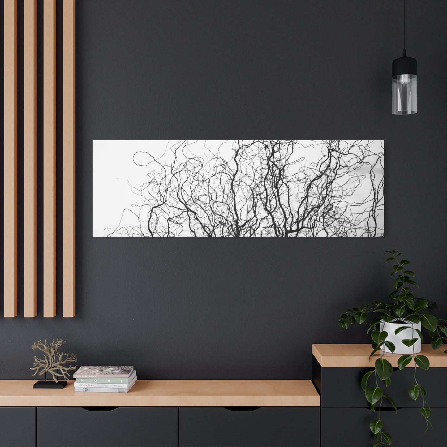 Canvas Print - Gnarled Bald Tree Branches