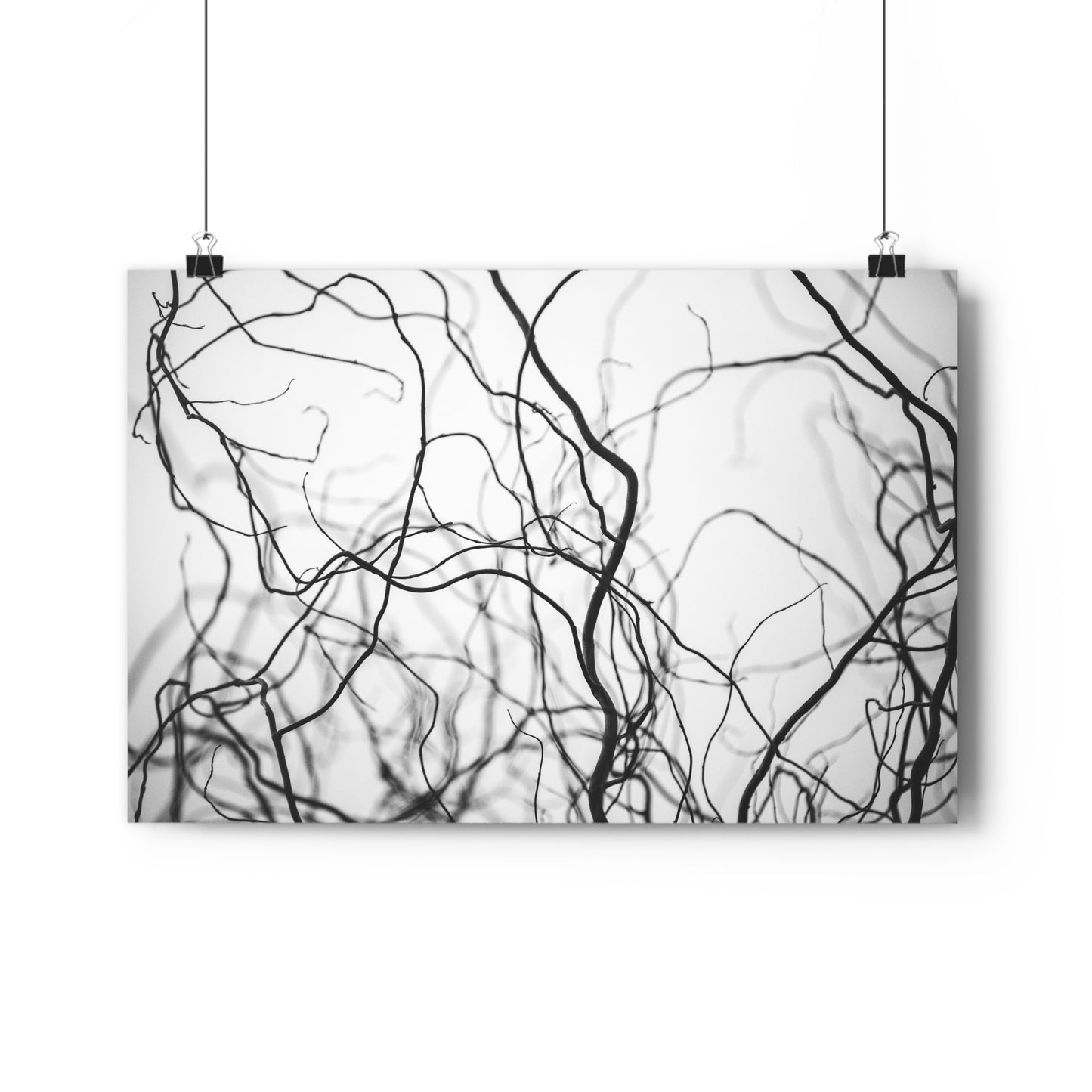 Giclée Art Print, Tree Branches at Winter Time, 'Tangled Whispers', Nature Wall Art, Home Decor, Gift for Nature Lover, Wall Decor, Winter