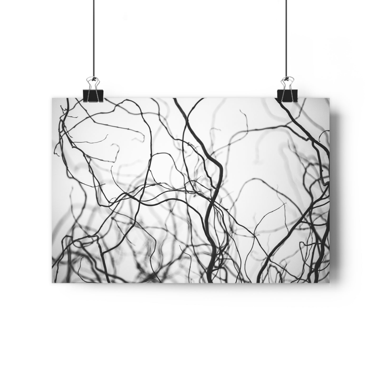 Giclée Art Print, Tree Branches at Winter Time, 'Tangled Whispers', Nature Wall Art, Home Decor, Gift for Nature Lover, Wall Decor, Winter