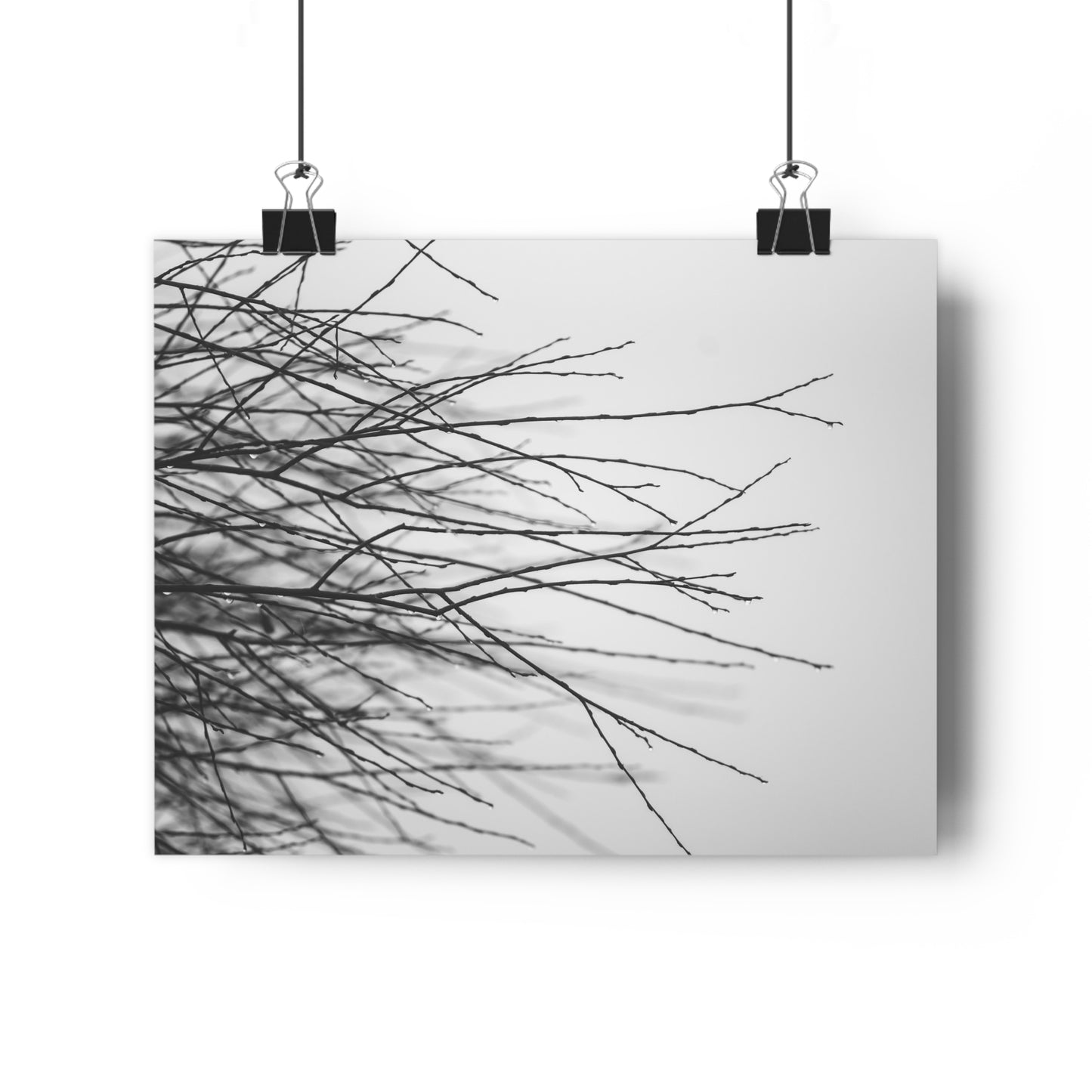 Giclée Art Print, Tree Branches at Winter Time, 'Tangled Whispers', Nature Wall Art, Home Decor, Gift for Nature Lover, Wall Decor, Winter