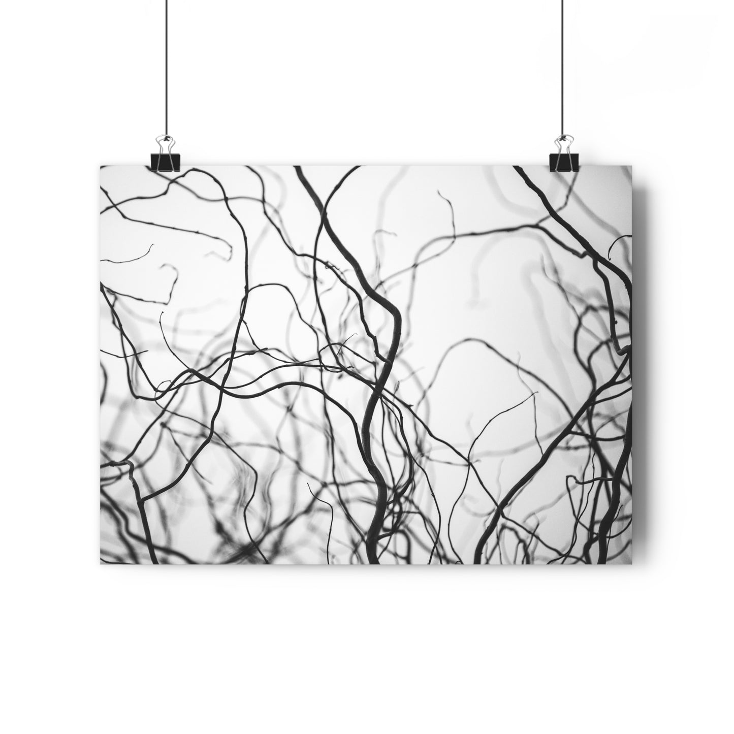 Giclée Art Print, Tree Branches at Winter Time, 'Tangled Whispers', Nature Wall Art, Home Decor, Gift for Nature Lover, Wall Decor, Winter