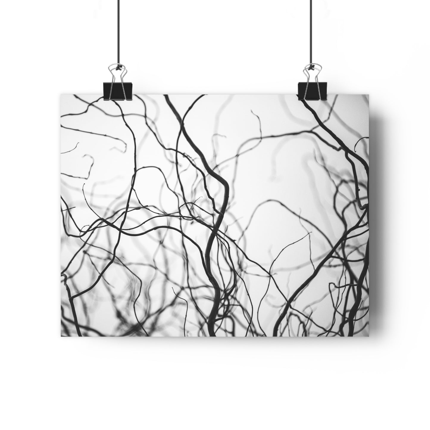 Giclée Art Print, Tree Branches at Winter Time, 'Tangled Whispers', Nature Wall Art, Home Decor, Gift for Nature Lover, Wall Decor, Winter