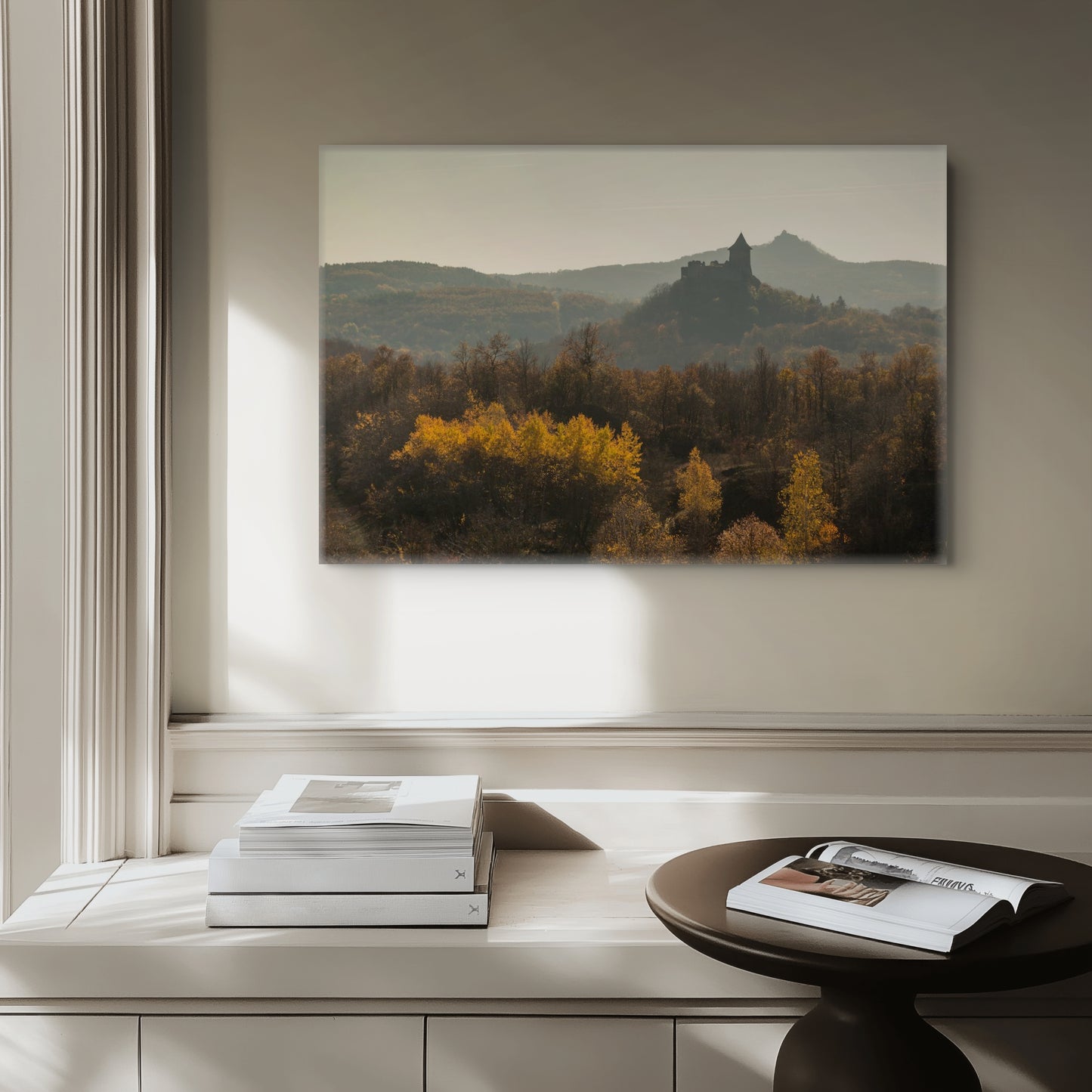 Vár a dombok között – vászonkép