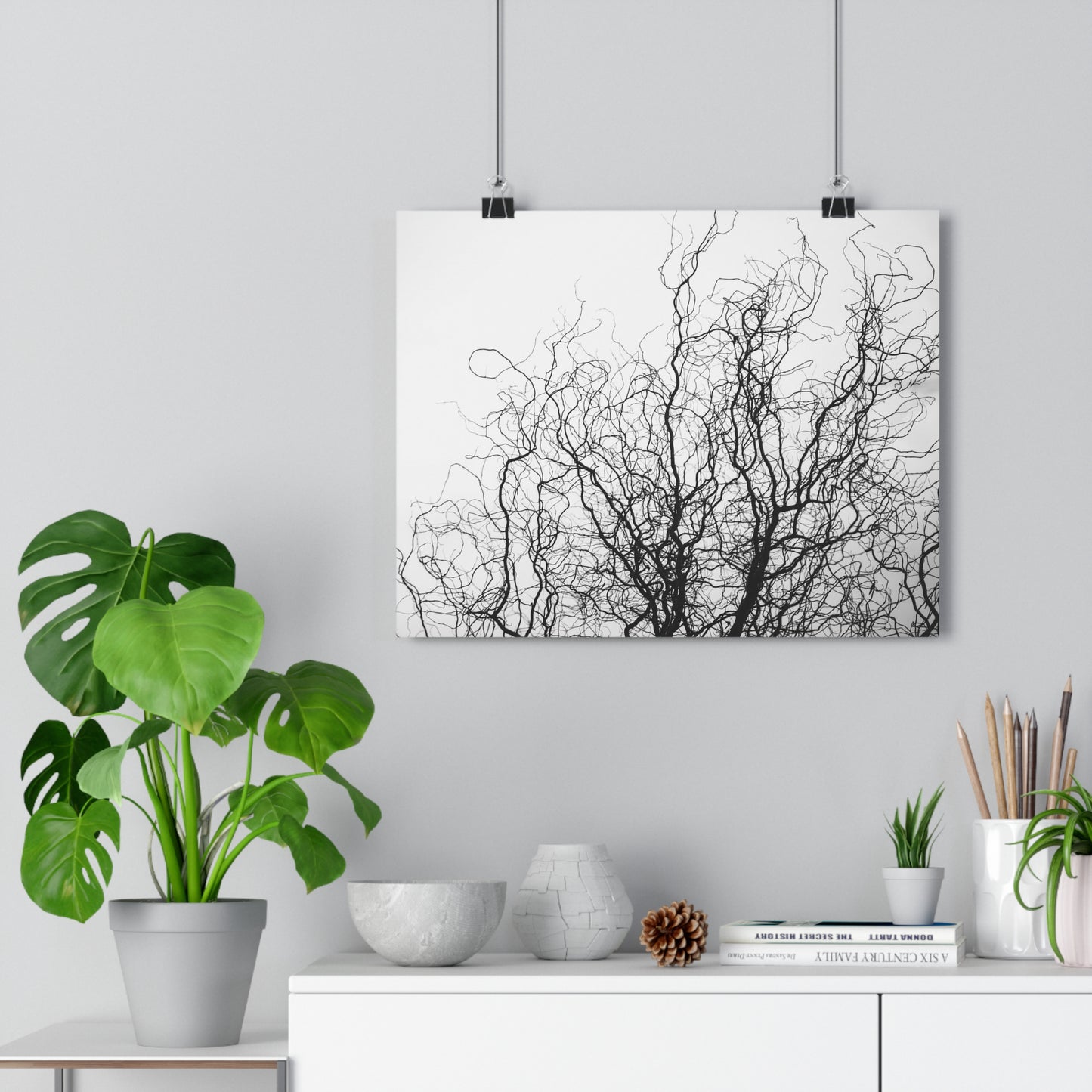 Giclée Art Print - Gnarled Bald Tree Branches
