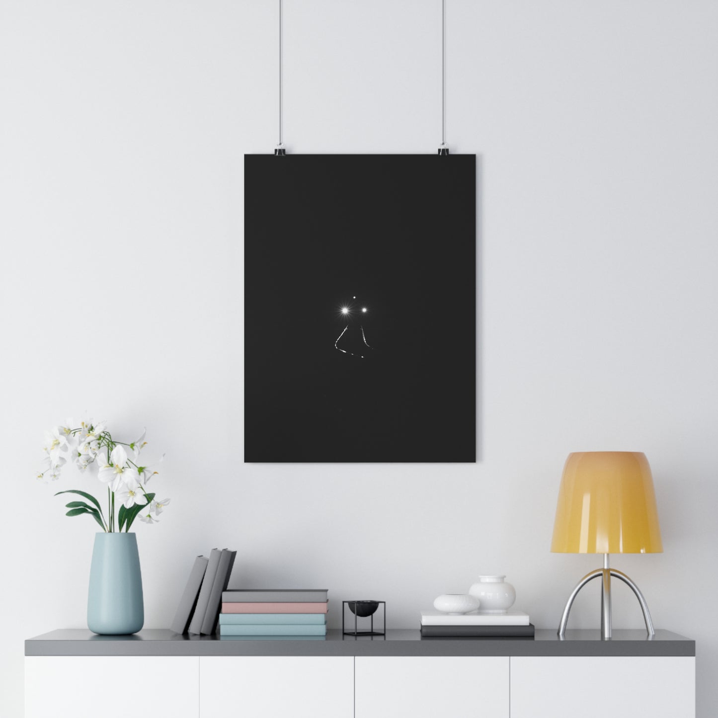 Moody Night Scene Giclée Print, Wall Art for Bedroom, Last Train Artwork, Atmospheric Decor, Urban Landscape Poster