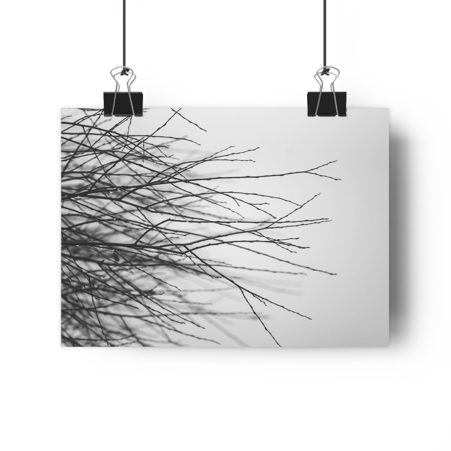 Giclée Art Print, Tree Branches at Winter Time, 'Tangled Whispers', Nature Wall Art, Home Decor, Gift for Nature Lover, Wall Decor, Winter
