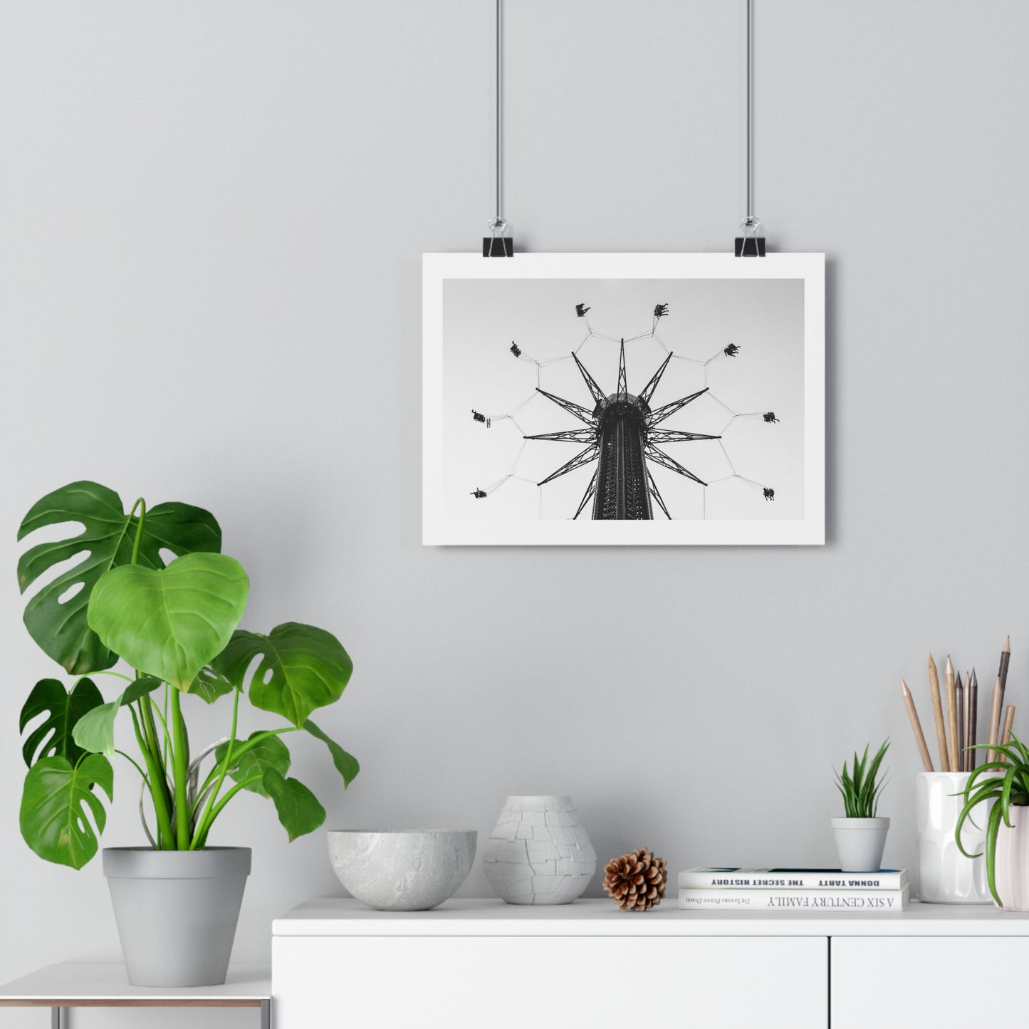 Art Print - Minimalist Carousel Photo