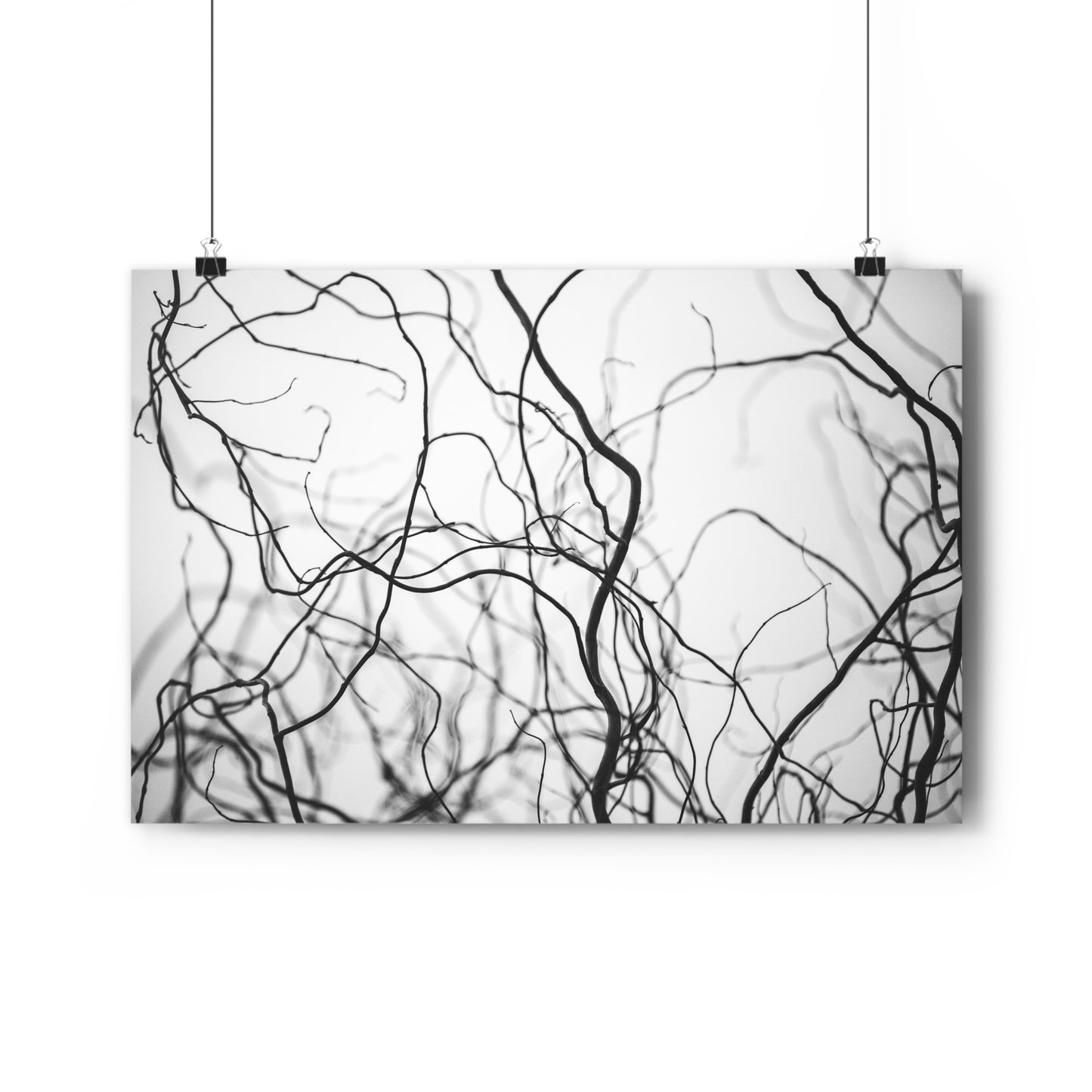Giclée Art Print, Tree Branches at Winter Time, 'Tangled Whispers', Nature Wall Art, Home Decor, Gift for Nature Lover, Wall Decor, Winter