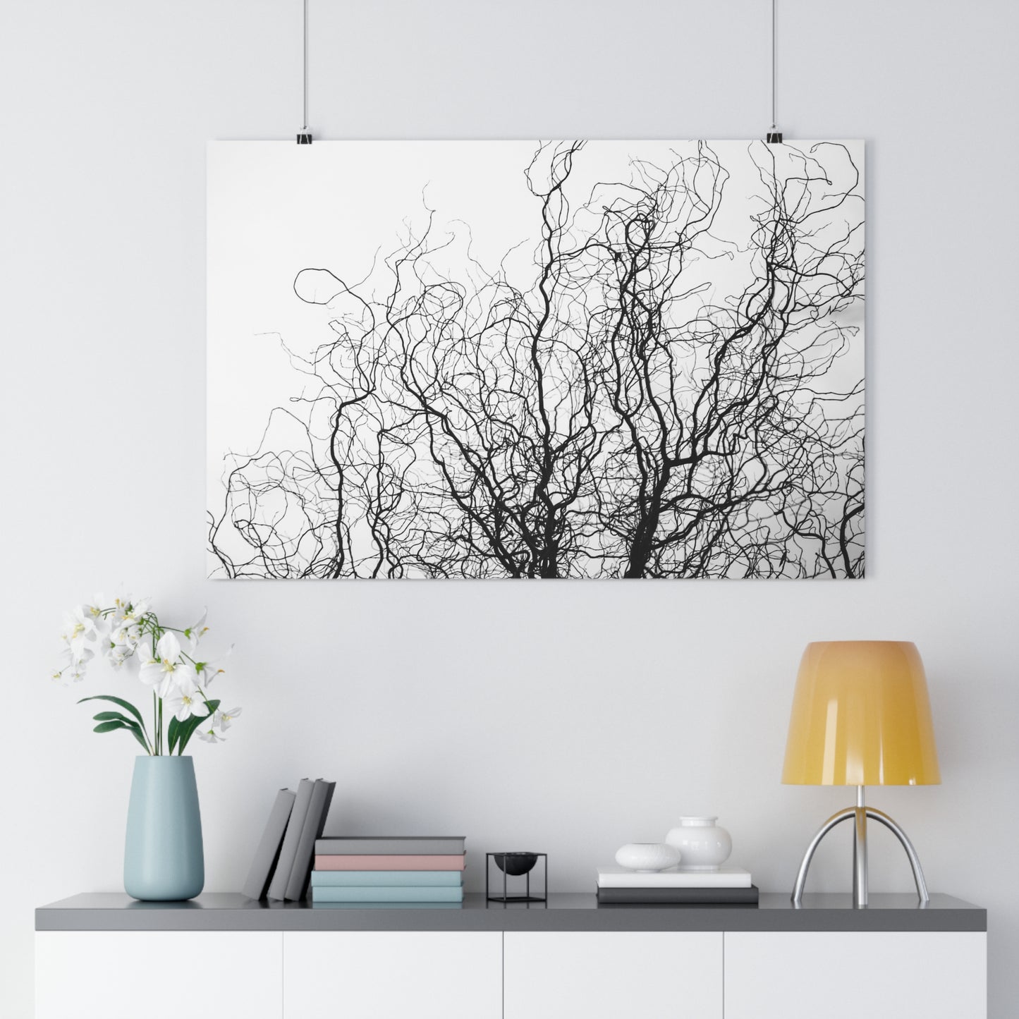 Giclée Art Print - Gnarled Bald Tree Branches