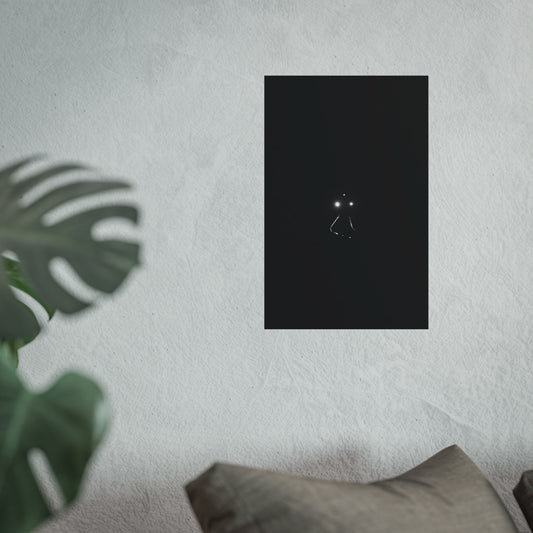 Poster Print - "The last train" Minimal Nighttime Photo