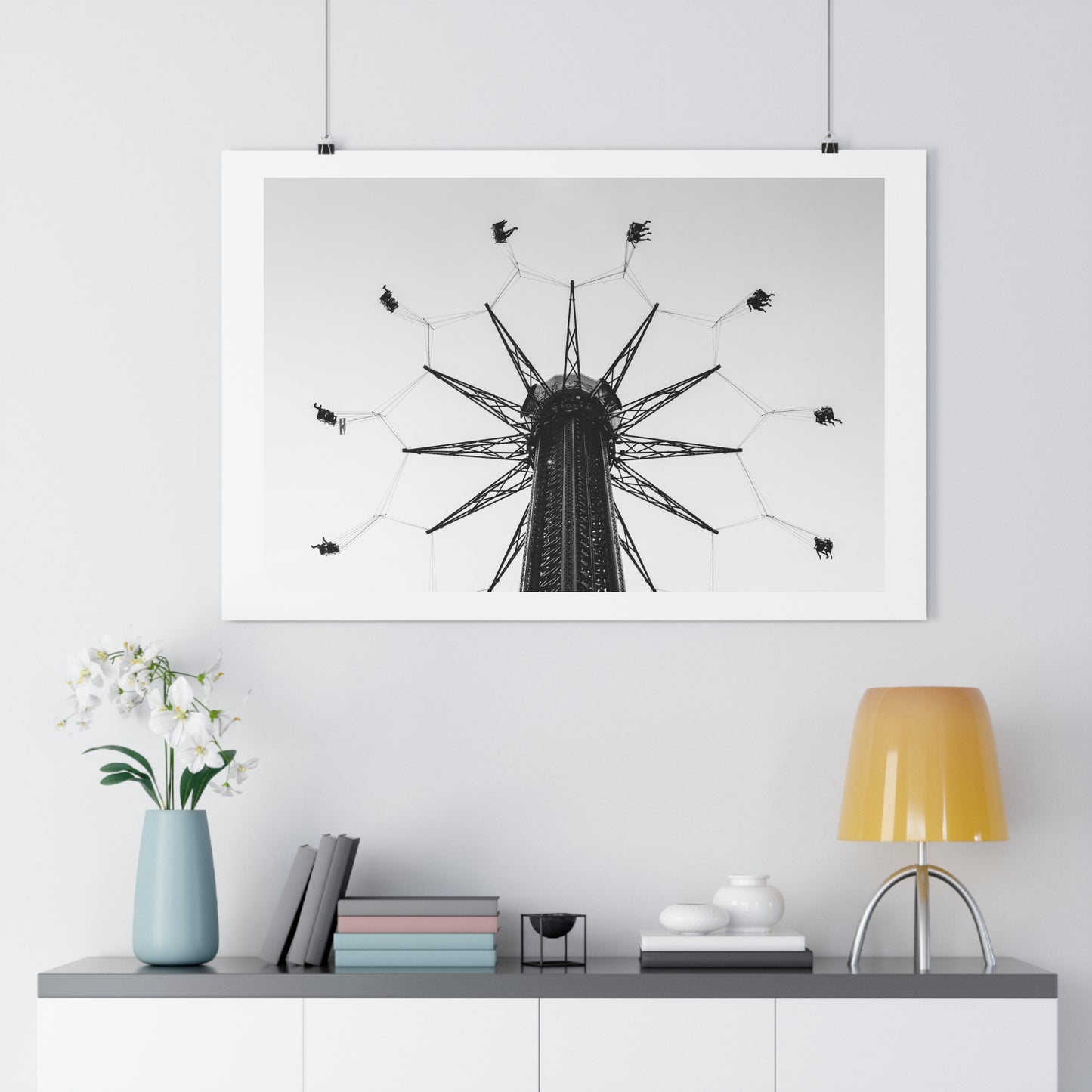 Art Print - Minimalist Carousel Photo