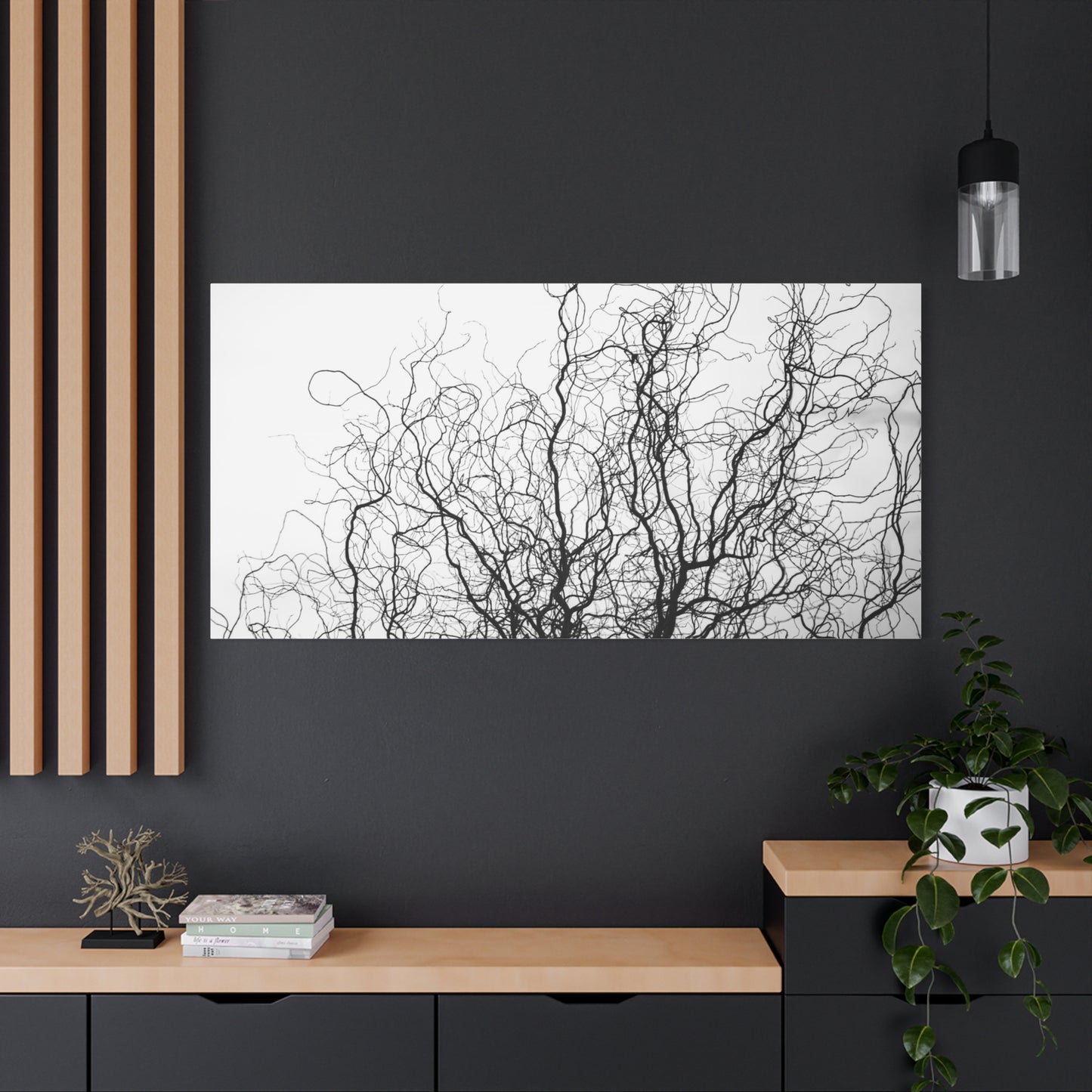 Canvas Print - Gnarled Bald Tree Branches