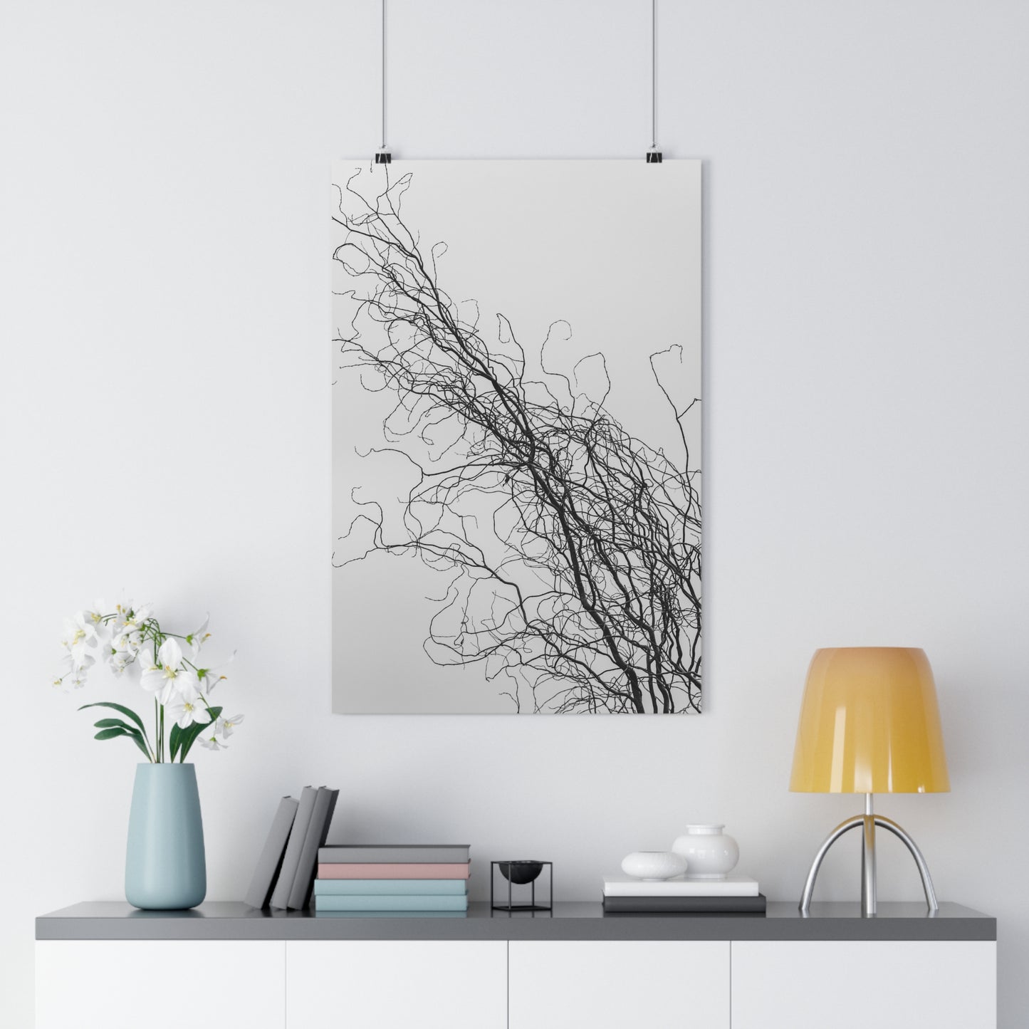 Art Print - Gnarled Bald Tree Branches