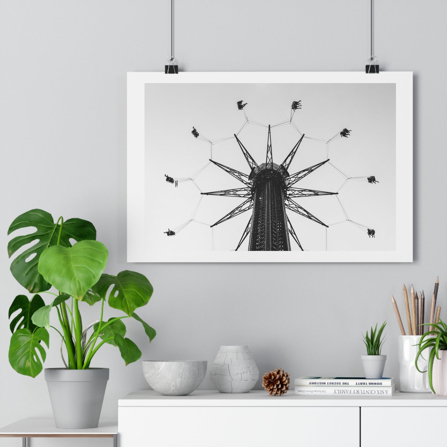 Art Print - Minimalist Carousel Photo