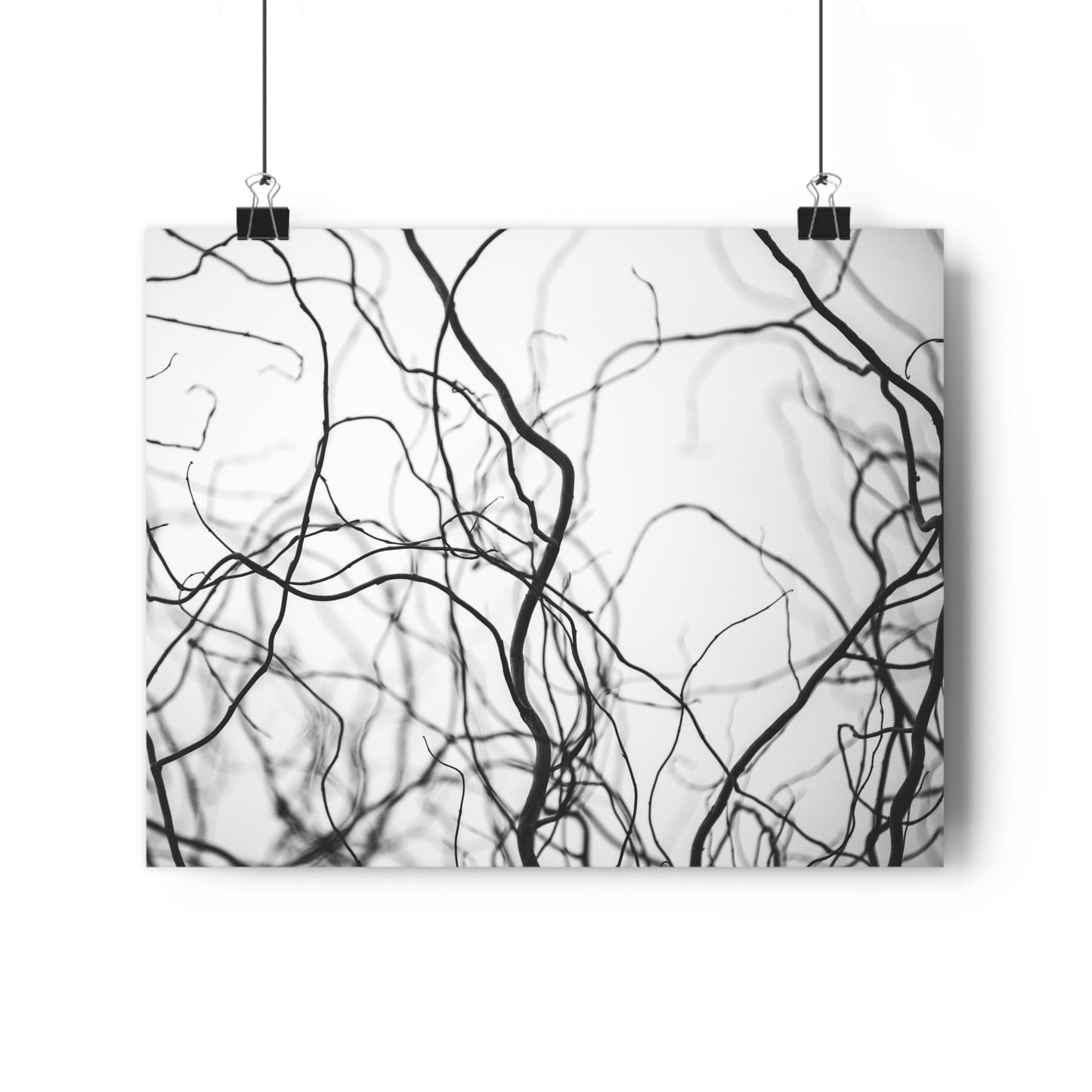 Giclée Art Print, Tree Branches at Winter Time, 'Tangled Whispers', Nature Wall Art, Home Decor, Gift for Nature Lover, Wall Decor, Winter