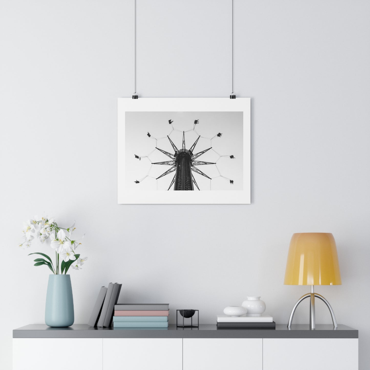 Art Print - Minimalist Carousel Photo