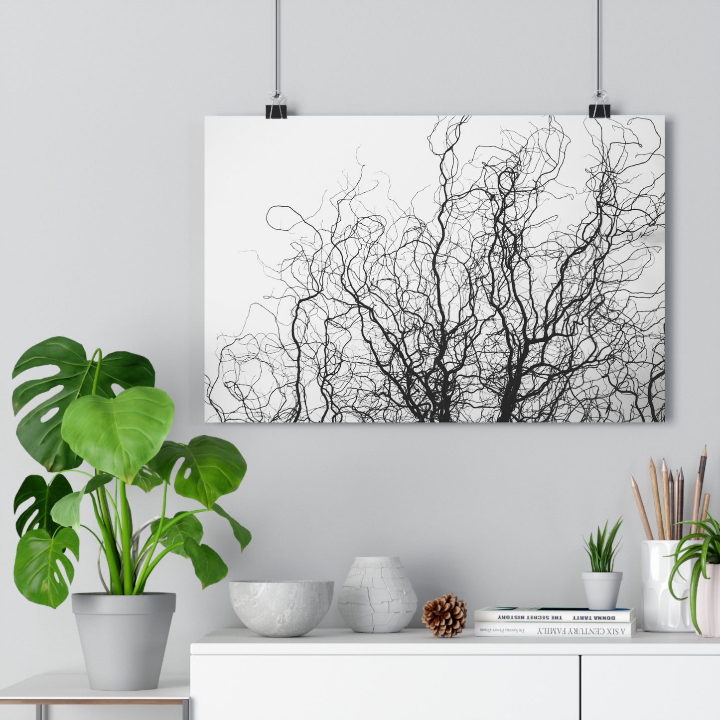 Giclée Art Print - Gnarled Bald Tree Branches