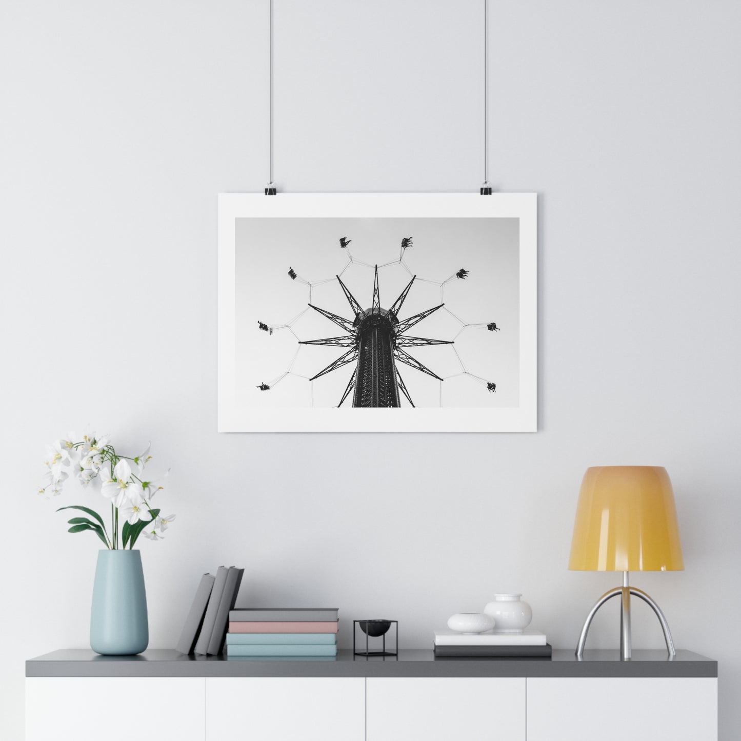 Art Print - Minimalist Carousel Photo